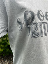 Load image into Gallery viewer, Spooky Bitch Faux Embroidery Comfort Colors Tee