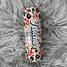 Load image into Gallery viewer, Teacher Vibes Tumbler (also shown on matte)