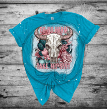 Load image into Gallery viewer, Take no bull Bleached Distressed Tee Shirt
