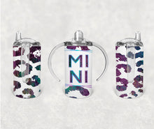 Load image into Gallery viewer, Mini white leopard Kids Tumbler