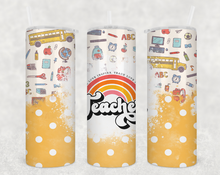 Load image into Gallery viewer, Teach love inspire Tumbler