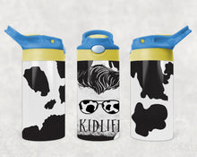 Load image into Gallery viewer, Kid Life Cow Print Boy Kids Tumbler