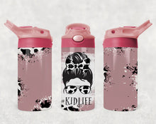 Load image into Gallery viewer, Kid Life Cow Print Girl Kids Tumbler