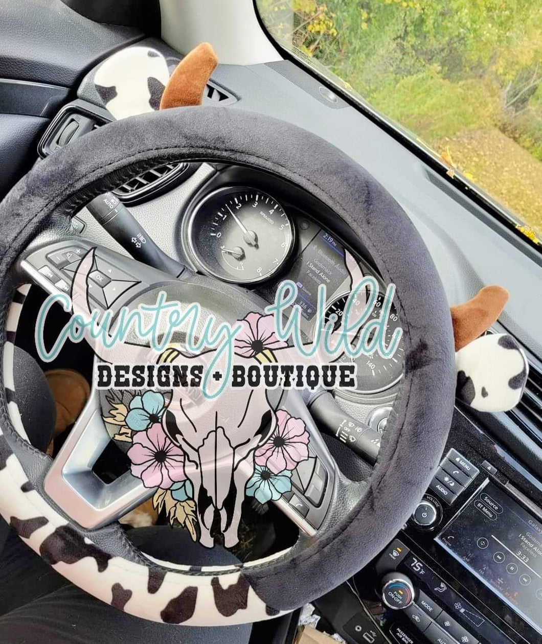 Cow Steering Wheel cover ETA EARLY FEB