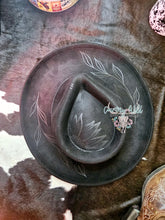 Load image into Gallery viewer, Custom Burned Felt Cowgirl Hat
